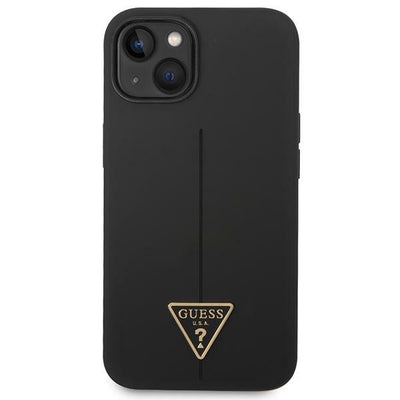 Guess GUHCP14MSLTGK iPhone 14 Plus 6.7" black/black hardcase Silicone Triangle