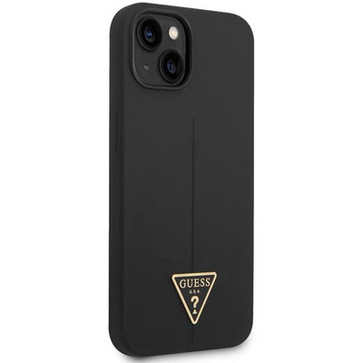 Guess GUHCP14MSLTGK iPhone 14 Plus 6.7" black/black hardcase Silicone Triangle