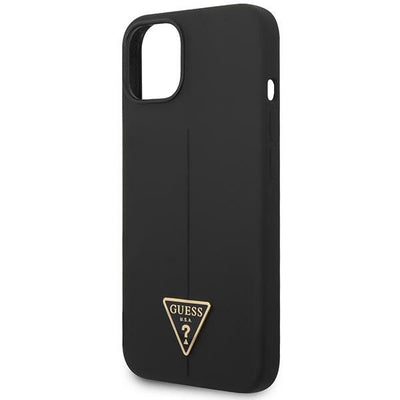 Guess GUHCP14MSLTGK iPhone 14 Plus 6.7" black/black hardcase Silicone Triangle