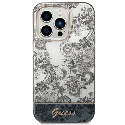 Guess GUHCP14XHGPLHG iPhone 14 Pro Max 6.7 "gray / gray hardcase Porcelain Collection