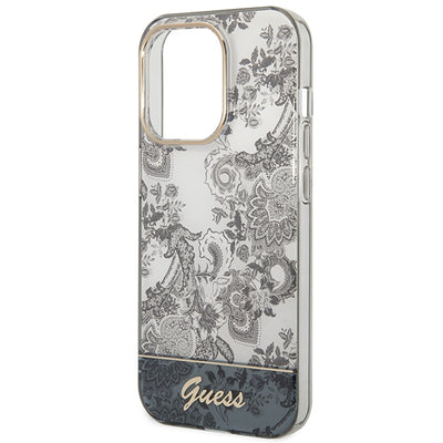 Guess GUHCP14XHGPLHG iPhone 14 Pro Max 6.7 "gray / gray hardcase Porcelain Collection