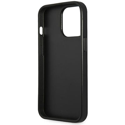 Guess GUHCP14XPSATLG iPhone 14 Pro Max 6.7 "silver / silver hardcase SaffianoTriangle Logo
