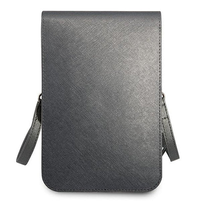 Guess Handbag GUWBSATMGR gray / gray Saffiano Triangle