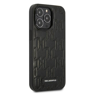 Karl Lagerfeld KLHCP13LMNMP1K iPhone 13 Pro / 13 6.1 "hardcase black / black Monogram Plaque