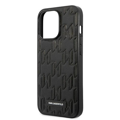 Karl Lagerfeld KLHCP13LMNMP1K iPhone 13 Pro / 13 6.1 "hardcase black / black Monogram Plaque