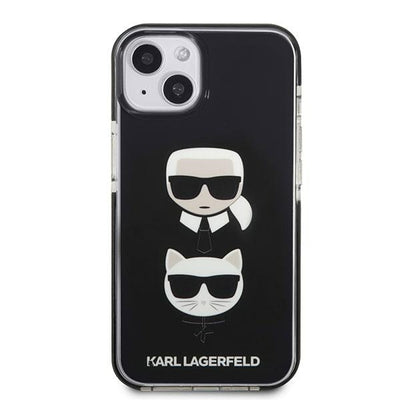 Karl Lagerfeld KLHCP13STPE2TK iPhone 13 mini 5,4 "hardcase black / black Karl &amp; Choupette Head