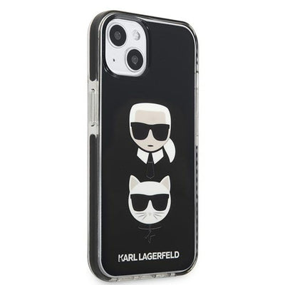 Karl Lagerfeld KLHCP13STPE2TK iPhone 13 mini 5,4 "hardcase black / black Karl &amp; Choupette Head