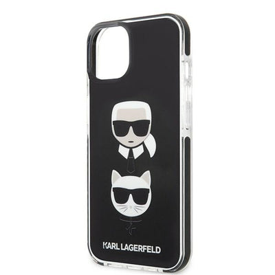 Karl Lagerfeld KLHCP13STPE2TK iPhone 13 mini 5,4 "hardcase black / black Karl &amp; Choupette Head