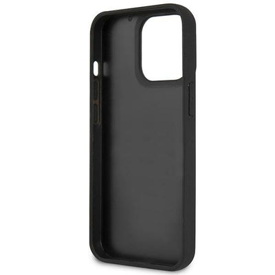 Karl Lagerfeld KLHCP14LKH3DBK iPhone 14 Pro 6.1 "black / black hardcase 3D Rubber Karl`s Head
