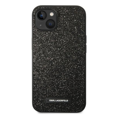 Karl Lagerfeld KLHCP14MG2ELK iPhone 14 Plus 6.7 "hardcase black / black Glitter Plaque Logo