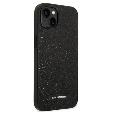 Karl Lagerfeld KLHCP14MG2ELK iPhone 14 Plus 6.7 "hardcase black / black Glitter Plaque Logo