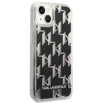 Karl Lagerfeld KLHCP14MLMNMK iPhone 14 Plus 6.7 "hardcase black / black Liquid Glitter Monogram