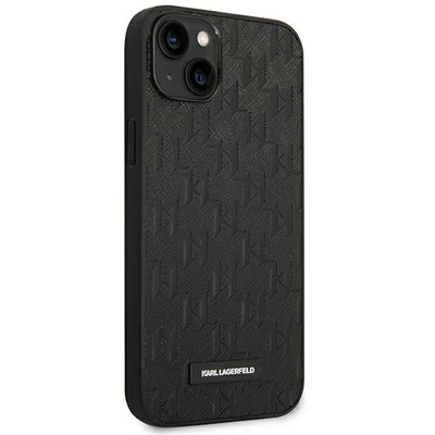 Karl Lagerfeld KLHCP14MSAKLHPK iPhone 14 Plus 6.7 "hardcase black / black Saffiano Mono Metal Logo