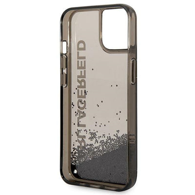 Karl Lagerfeld KLHCP14SLCKVK iPhone 14 6.1 "black / black hardcase Liquid Glitter Elong