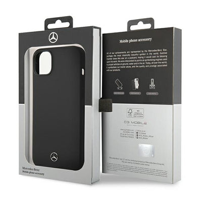 Mercedes Silicone Line MagSafe case for iPhone 14 - black
