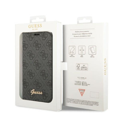 Guess GUBKP14SHG4SHK iPhone 14 6.1 "black / black book 4G Vintage Gold Logo