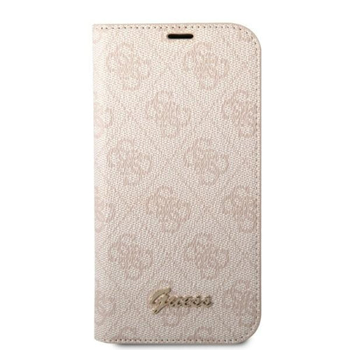 Guess GUBKP14SHG4SHP iPhone 14 6.1 "pink / pink book 4G Vintage Gold Logo