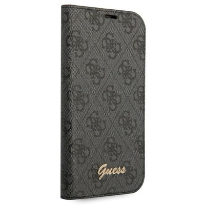 Guess GUBKP14XHG4SHK iPhone 14 Pro Max 6.7 "black / black book 4G Vintage Gold Logo
