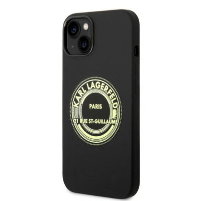 Karl Lagerfeld KLHCP14MSRSGRCK iPhone 14 Plus 6.7 "hardcase black / black Silicone RSG