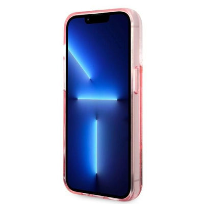 Karl Lagerfeld KLHCP14XLBKLCP iPhone 14 Pro Max 6.7 "pink / pink hardcase Liquid Glitter Big KL