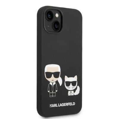 Karl Lagerfeld KLHMP14MSSKCK iPhone 14 Plus 6.7 "hardcase black / black Liquid Silicone Karl &amp; Choupette Magsafe