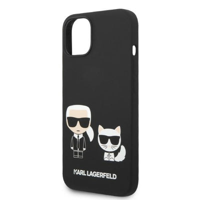Karl Lagerfeld KLHMP14MSSKCK iPhone 14 Plus 6.7 "hardcase black / black Liquid Silicone Karl &amp; Choupette Magsafe