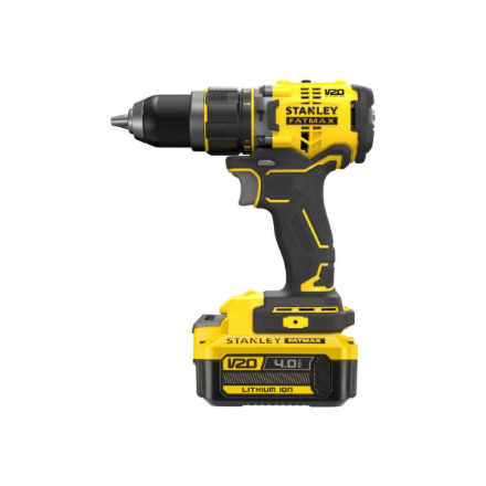 Stanley 18V V20 Premium Brushless Hammer Drill Driver - 4.0Ah Kit | SFMCD721M2K-QW | 18 V | 4.0 Ah | Lithium-Ion (Li-Ion