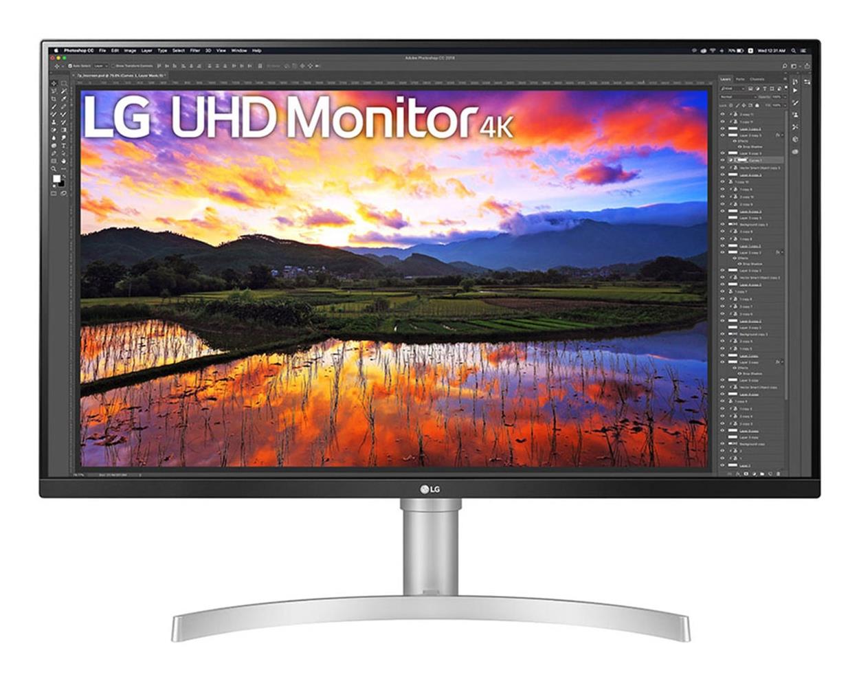 LCD Monitor LG 32UN650K-W 31.5" 4K Panel IPS 3840x2160 16:9 5 ms Speakers Height adjustable Tilt 32UN650K-W