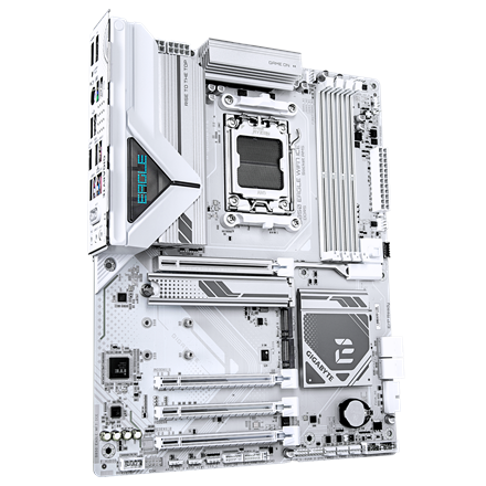 Gigabyte B850 EAGLE WF7 ICE | Processor family AMD | Processor socket AM5 | DDR5 | Supported hard disk drive interfaces 