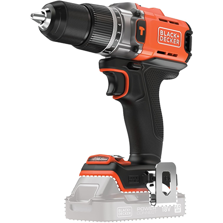 BLACK & DECKER 18V Cordless Drill (without battery and charger) | BCD383XN-XJ