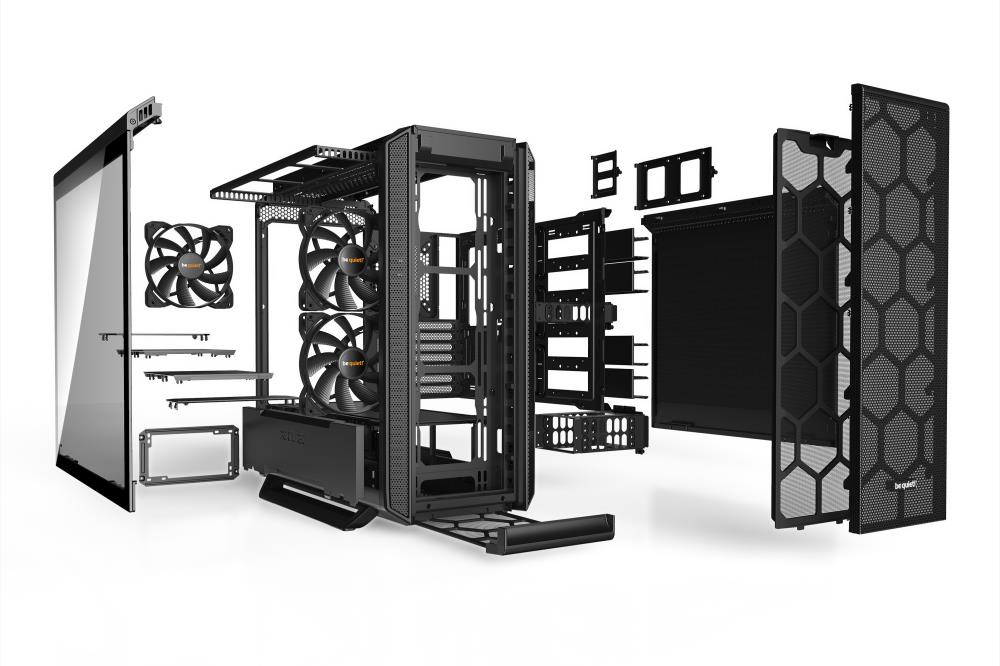 Case BE QUIET Silent Base 802 Window Black MidiTower Not included ATX EATX MicroATX MiniITX Colour Black BGW39