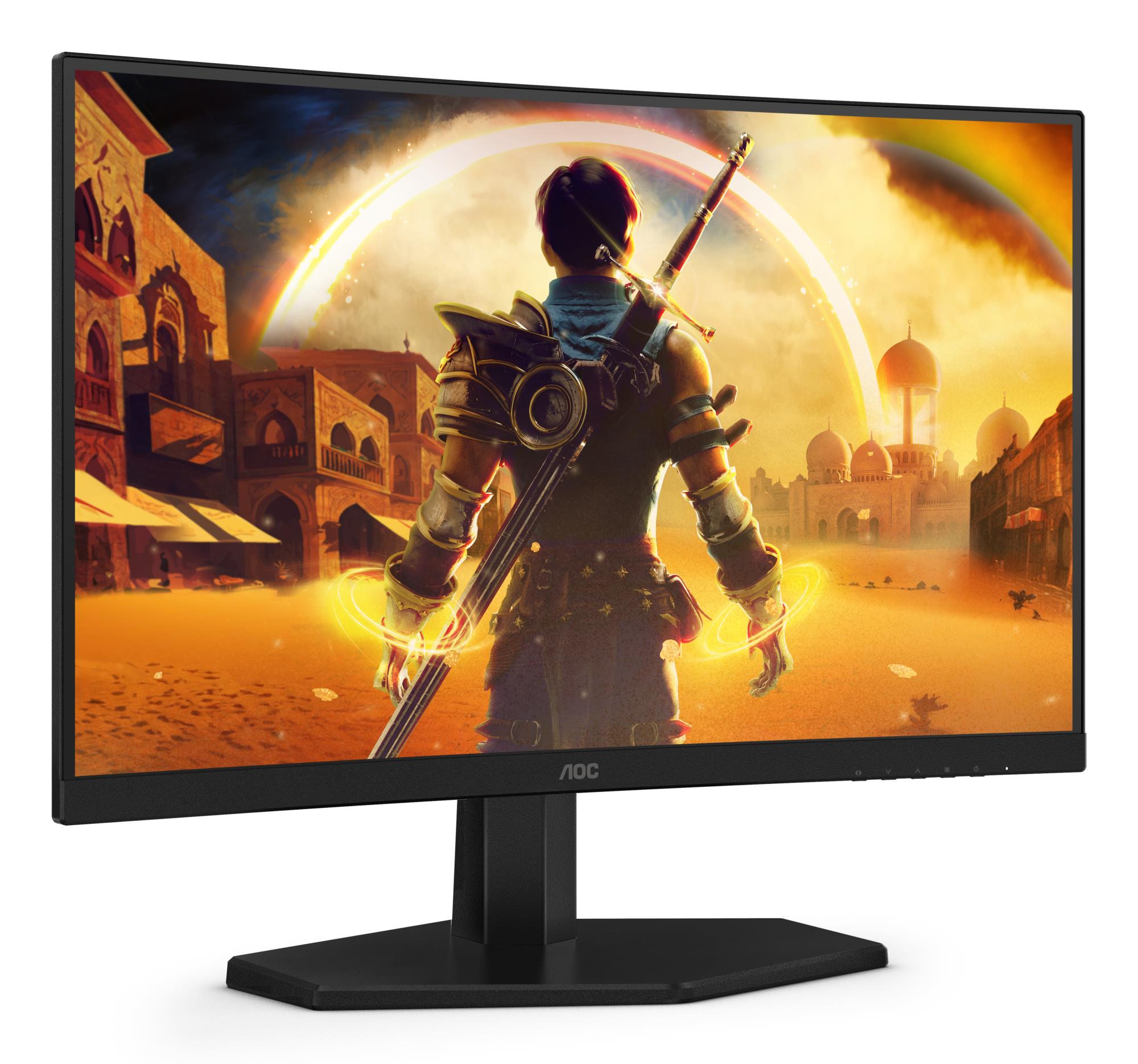 LCD Monitor AOC 23.6 " 1920 x 1080 pixels Full HD Native aspect ratio 16:9 LED Curved C24G42E