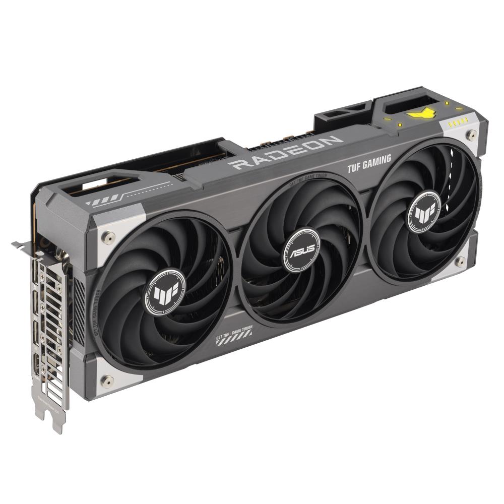 Graphics Card ASUS AMD Radeon RX 9070 XT 16 GB GDDR6 256 bit PCIE 5.0 16x Triple slot Fansink 1xHDMI 3xDisplayPort TUF-RX9070XT-O16G-GAMING