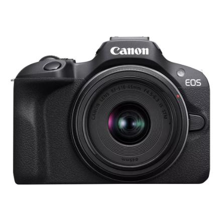 Canon | EOS R100 Mirrorless Camera + RF-S 18-45mm F4.5-6.3 IS STM Lens | 6052C013 | Megapixel 24.1 MP | ISO sensitivity 