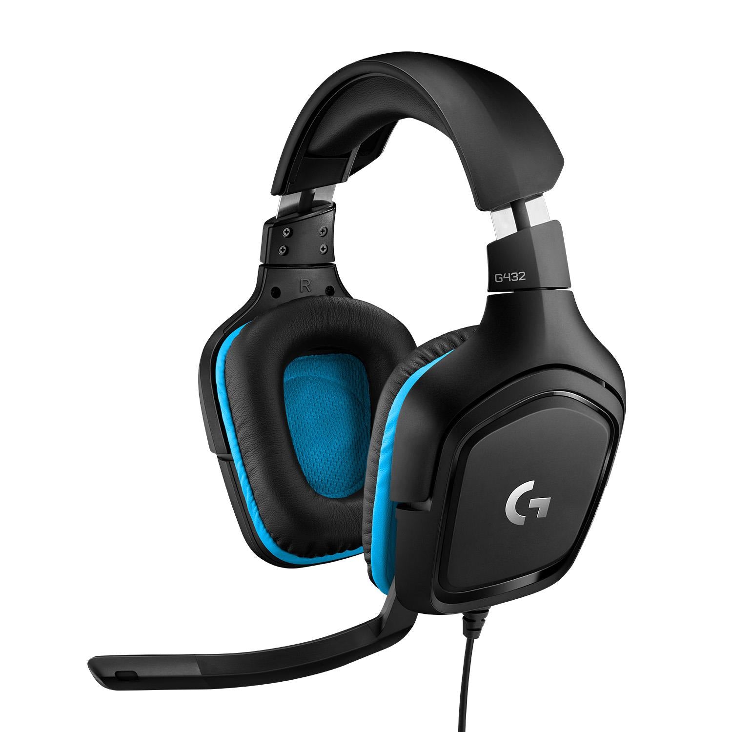 HEADSET GAMING G432/BLACK 981-000770 LOGITECH
