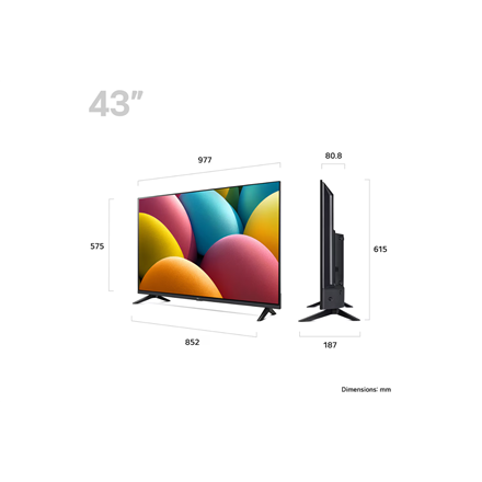 LG 43LR60006LA | 43" | Smart TV | webOS | FHD