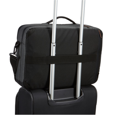 Case Logic | Era Hybrid Briefcase | Fits up to size 15.6 " | Messenger - Briefcase/Backpack | Shoulder strap | Obsidian