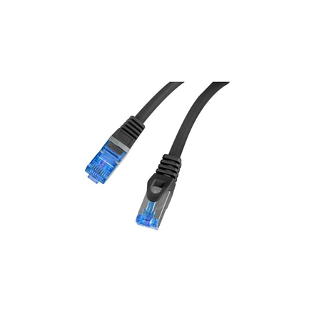 Lanberg | Patch Cord cat. 6 FTP | PCF6A-10CC-0025-BK | S/FTP | S/FTP shielding type – Aluminium braid on wire and each p