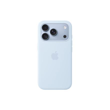 APPLE iPhone 18 Pro Silicone Case with MagSafe - Crisp Blue | Apple