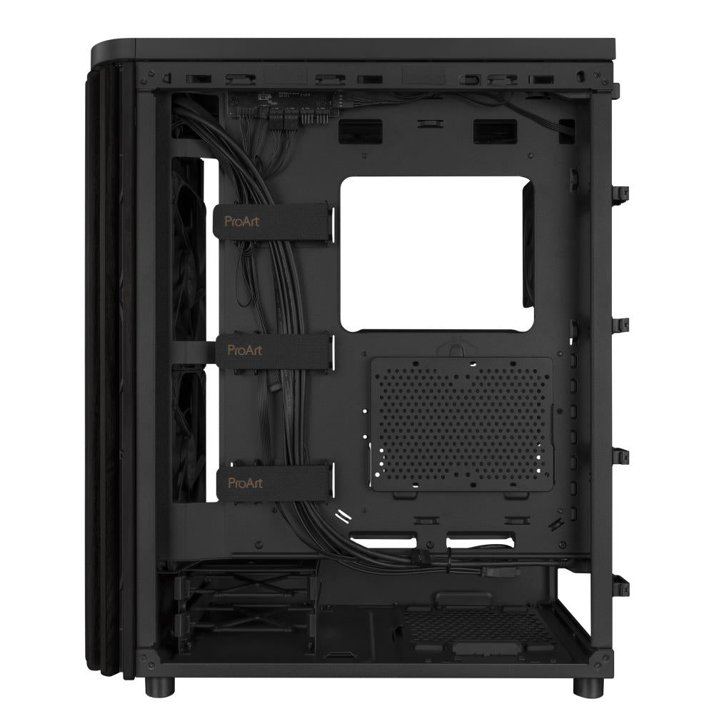 Case ASUS ProArt PA401 Wood Edition - Tempered Glass Panel MidiTower Case product features Transparent panel Not included ATX Colour Black PROARTPA401WOODTGPWM