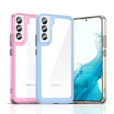 Outer Space Case for Samsung Galaxy S23+ cover with a flexible transparent frame — Hurtel
