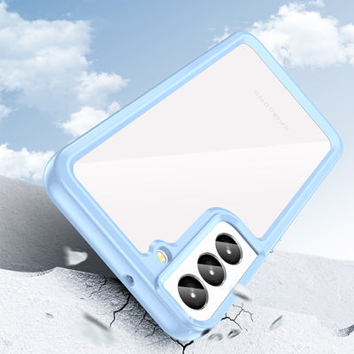 Outer Space Case for Samsung Galaxy S23+ cover with a flexible frame blue — Hurtel