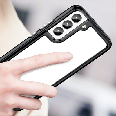 Outer Space Case for Samsung Galaxy S23+ cover with a flexible frame black — Hurtel