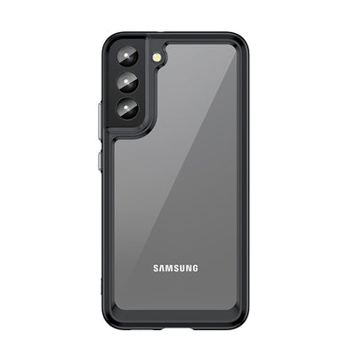 Outer Space Case for Samsung Galaxy S23+ cover with a flexible frame black — Hurtel