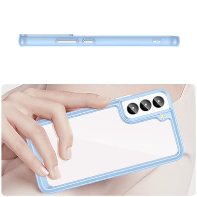 Outer Space Case for Samsung Galaxy S23 cover with a flexible frame blue — Hurtel