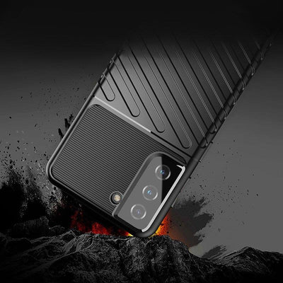 Thunder Case case for Samsung Galaxy S23+ silicone armor case black — Hurtel