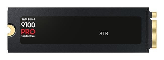SSD SAMSUNG 9100 PRO 8TB M.2 NVMe TLC Write speed 13400 MBytes/sec Read speed 14800 MBytes/sec 3.88mm TBW 4800 TB MZ-VAP8T0CW