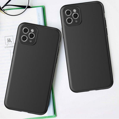 Soft Case case for Motorola Moto E32 thin silicone cover black — Hurtel