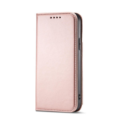 Magnet Card Case for Samsung Galaxy S23 Flip Wallet Stand Pink — Hurtel