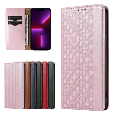 Magnet Strap Case for Samsung Galaxy S23+ Flip Wallet Mini Lanyard Stand Pink — Hurtel